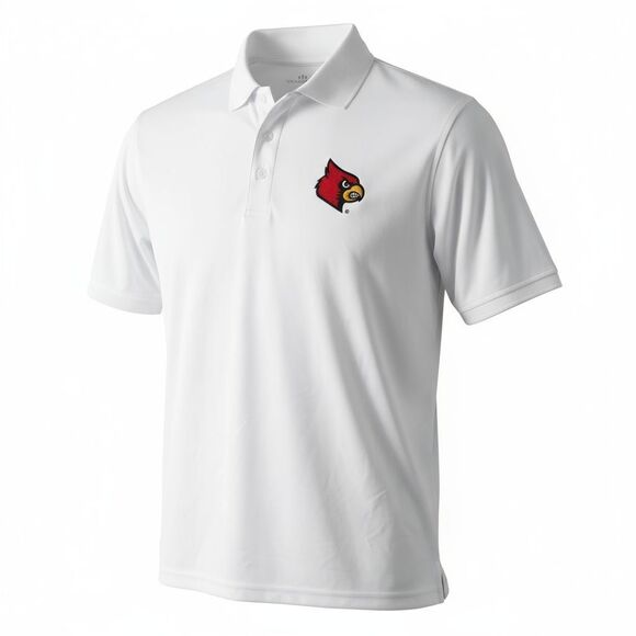 Vansport New Louisville Cardinals NCAA Football Basketball Polo Shirt Small D25 - Picture 1 of 5
